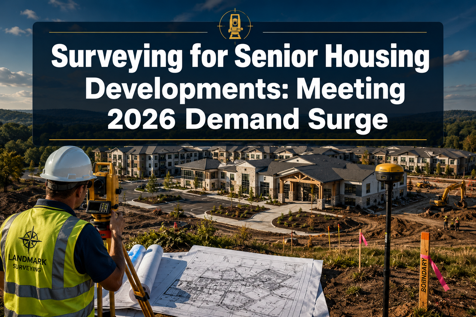 Surveying for Senior Housing Developments: Meeting 2026 Demand Surge with Precise Boundary and Site Analysis