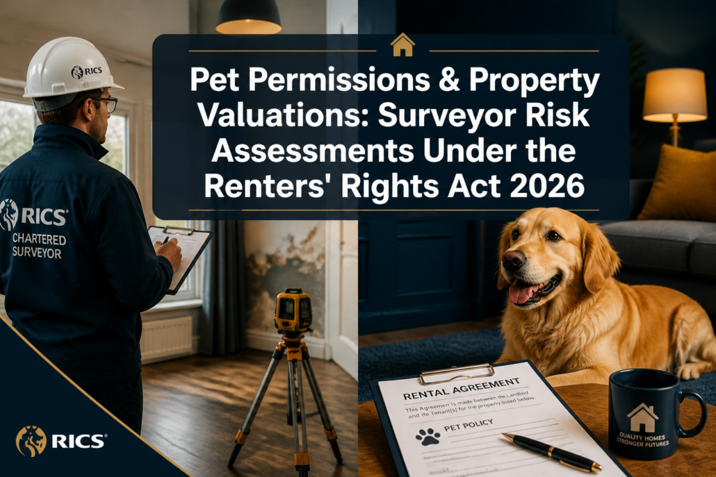 Valuing Properties with Pet Permissions Under Renters’ Rights Act: Surveyor Risk Assessments for Reasonable Refusals in 2026 Leases
