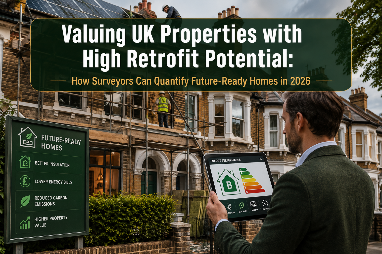 Valuing UK Properties with High Retrofit Potential: How Surveyors Can Quantify ‘Future‑Ready’ Homes in 2026