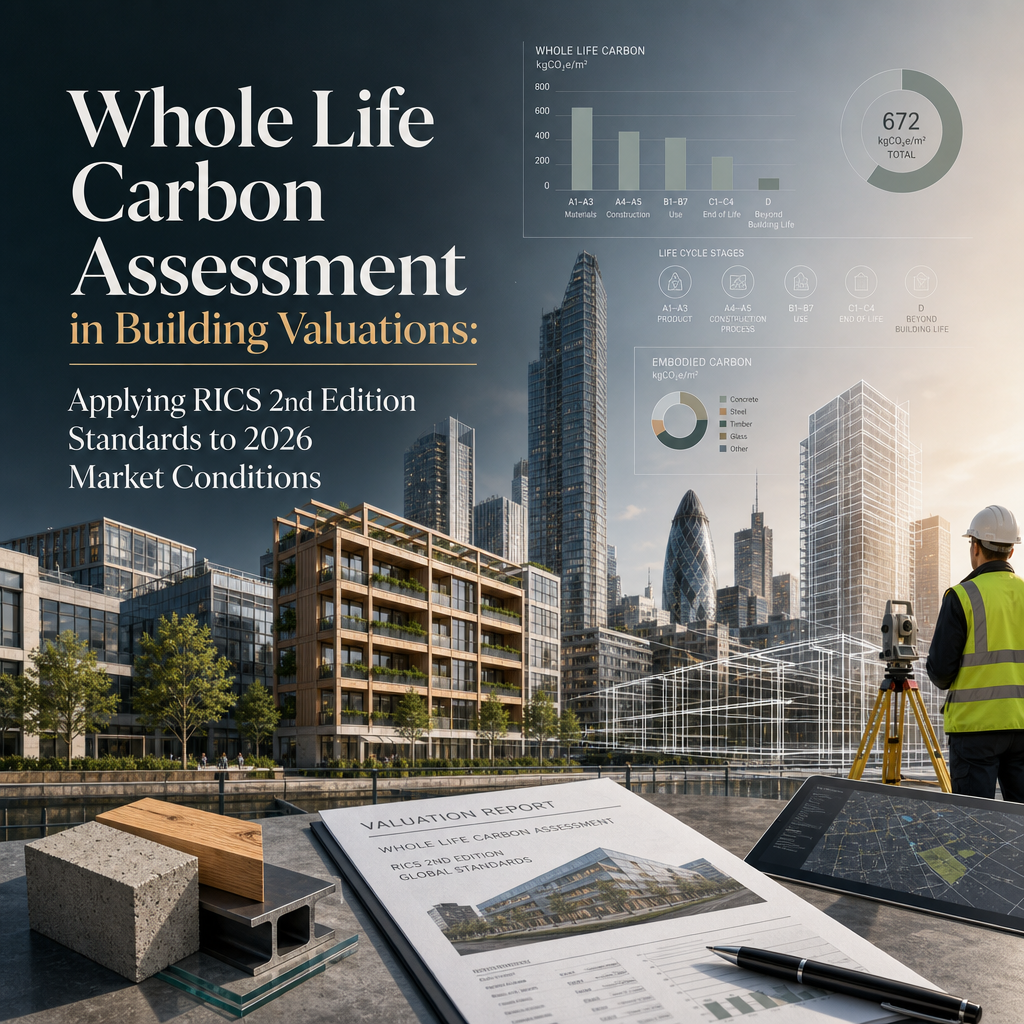 Whole Life Carbon Assessment in Building Valuations: Applying RICS 2nd Edition Standards to 2026 Market Conditions