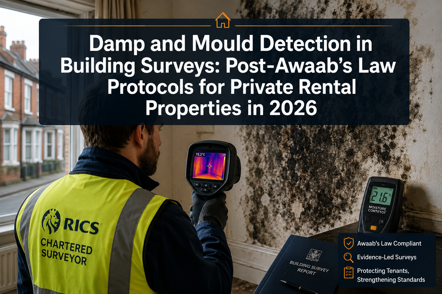 Damp and Mould Detection in Building Surveys: Post-Awaab's Law Protocols for Private Rental Properties in 2026