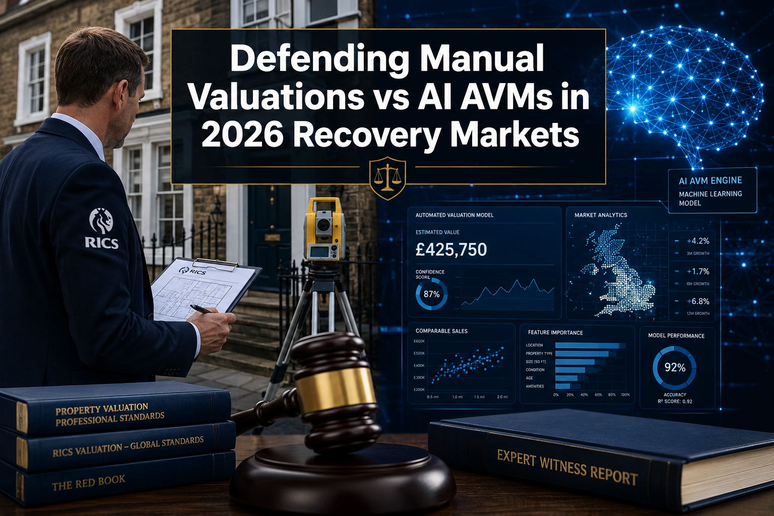 Defending Manual Valuations vs AI AVMs in 2026 Recovery Markets: RICS Guidance for Expert Witness Credibility