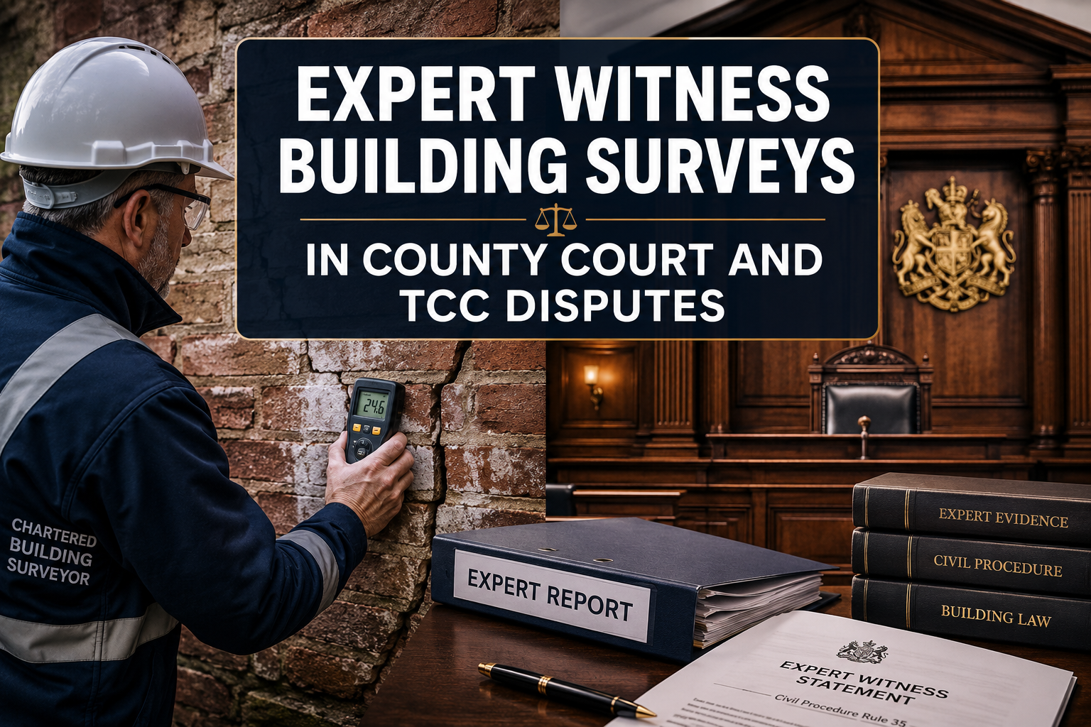 Expert Witness Building Surveys in County Court and TCC Disputes: Turning Site Evidence into Persuasive Reports