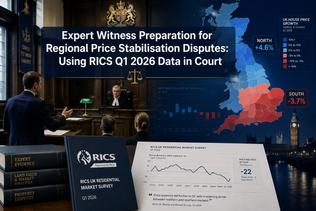 Expert Witness Preparation for Regional Price Stabilisation Disputes: Using RICS Q1 2026 Data in Court