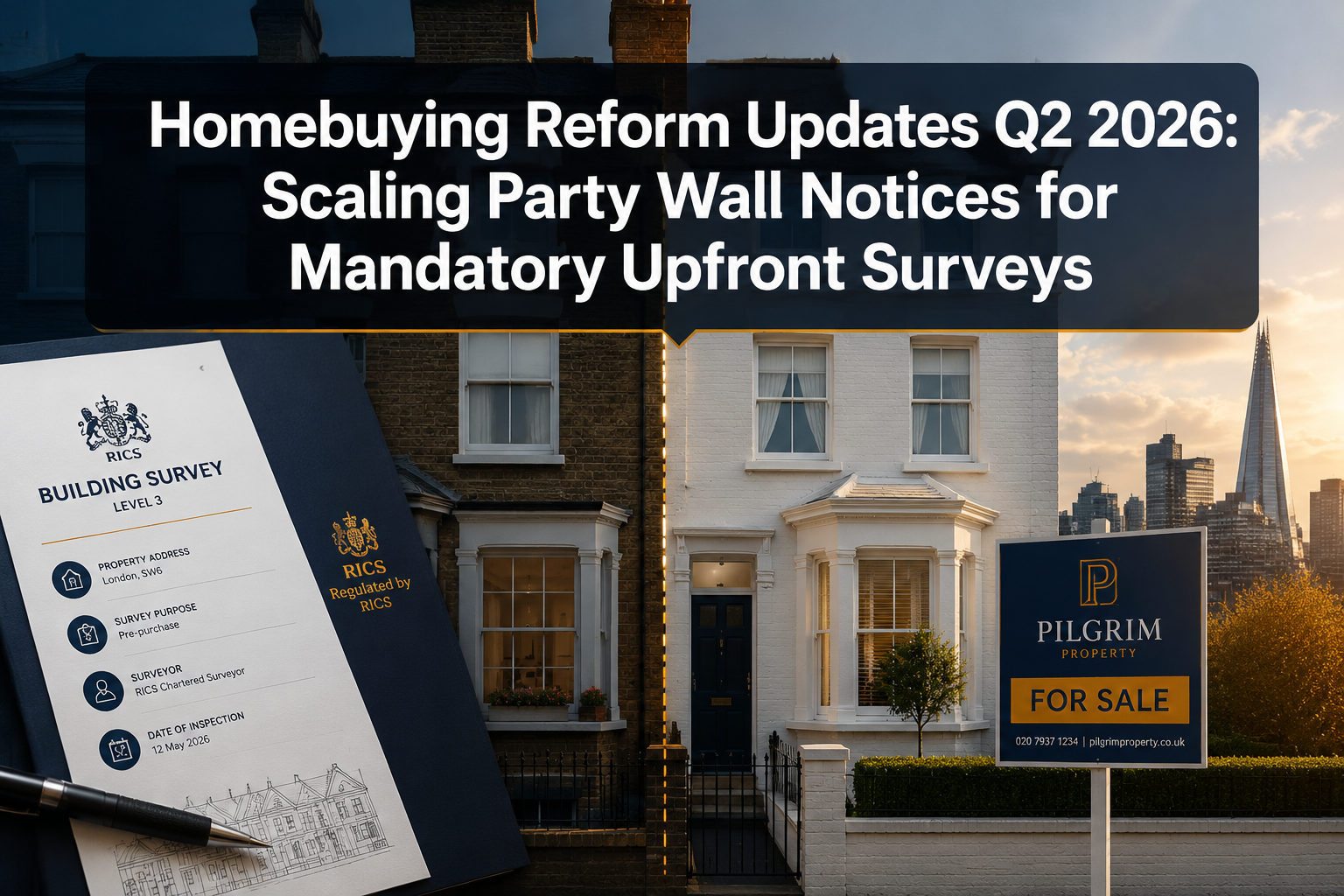 Homebuying Reform Updates Q2 2026: Scaling Party Wall Notices for Mandatory Upfront Surveys