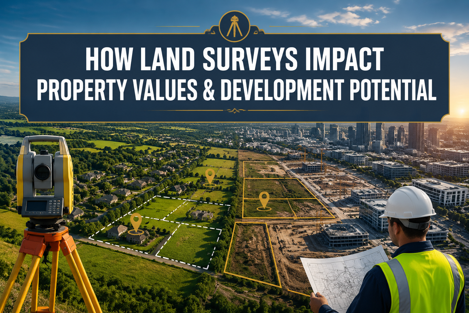 How Land Surveys Directly Impact Property Values and Development Potential