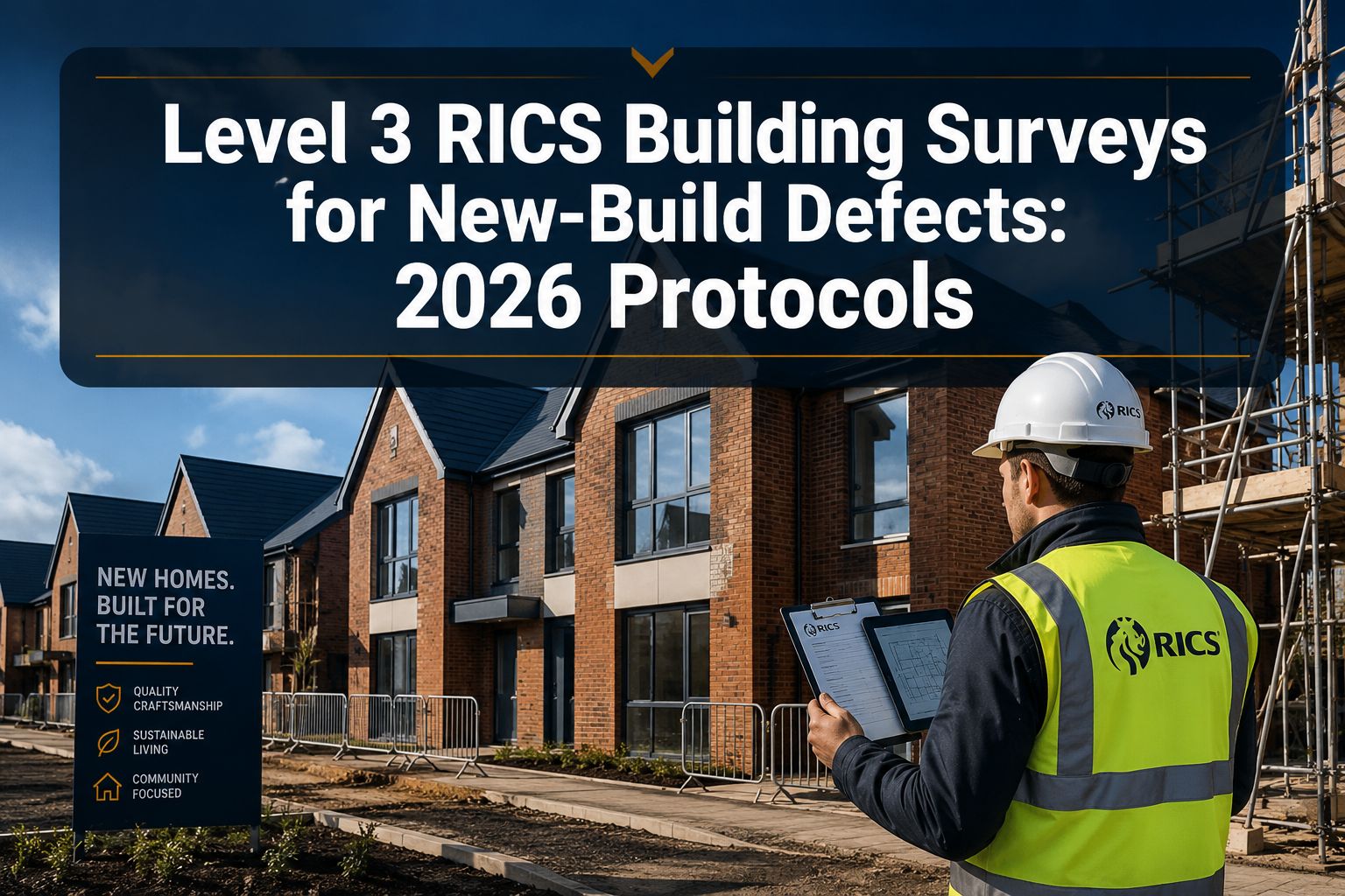 Level 3 RICS Building Surveys for New-Build Defects: 2026 Protocols Amid 2-5% Price Growth