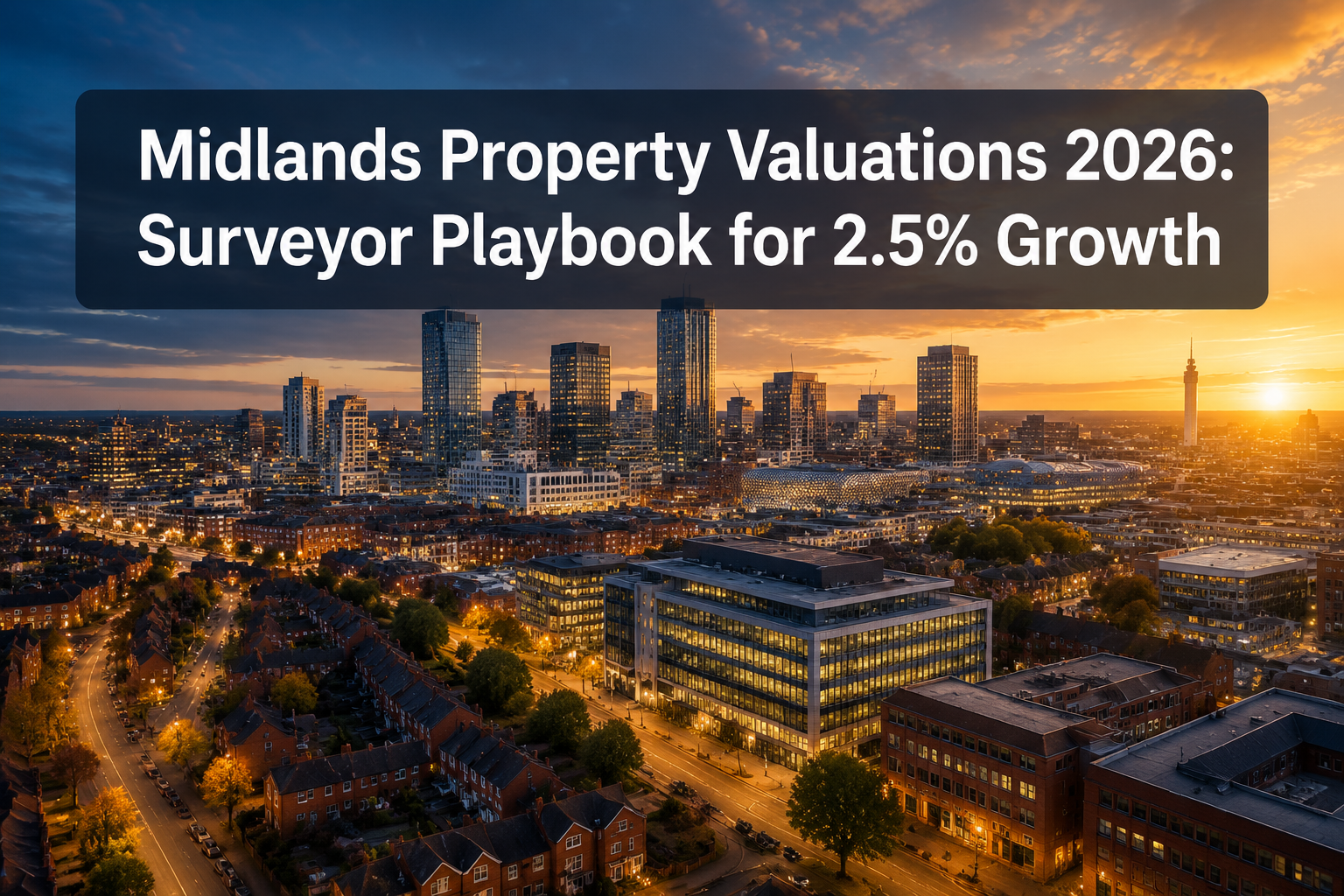 Midlands Property Valuations in 2026: Surveyor Playbook for 2.5% Growth Leading National Recovery