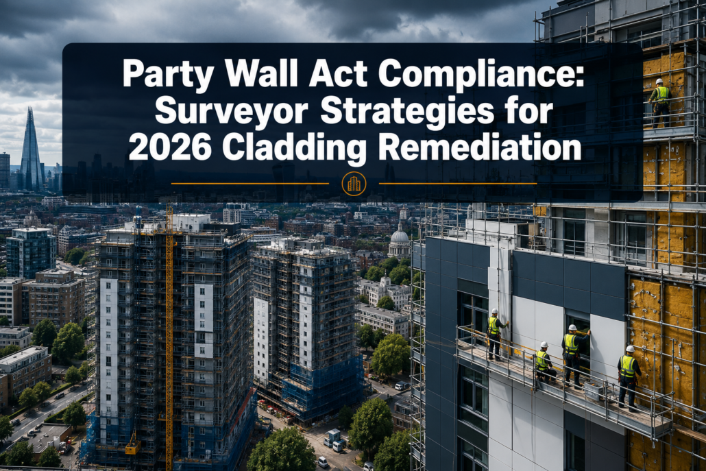 Party Wall Act Compliance in High-Density Urban Retrofit Projects: Surveyor Strategies for 2026 Cladding Remediation
