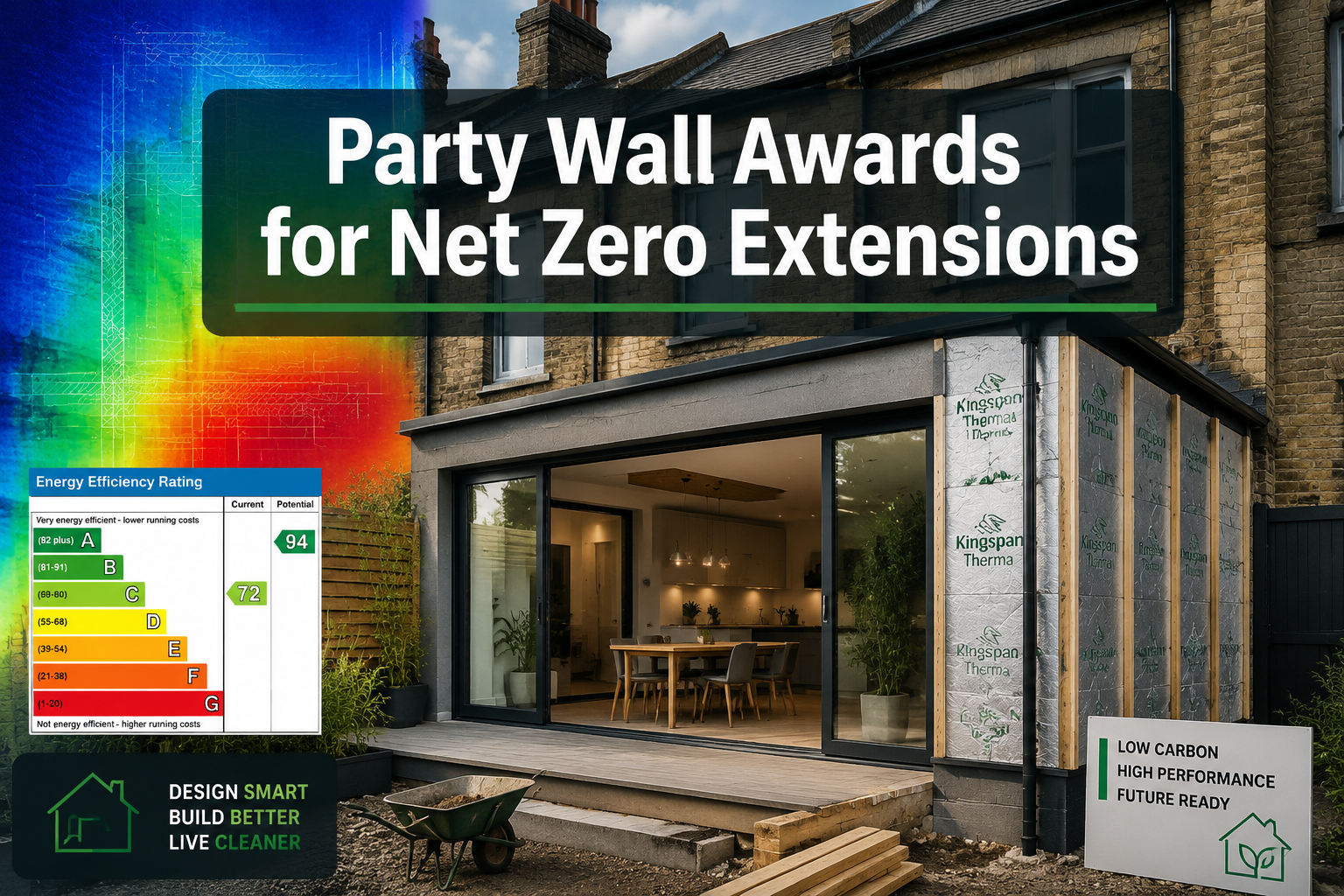 Party Wall Awards for Net Zero Extensions: Integrating EPC Upgrades and Thermal Bridging Assessments