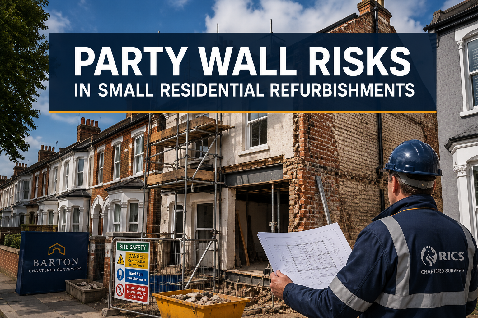 Party Wall Risks in Small Residential Refurbishments: The Overlooked Works That Still Trigger the Act