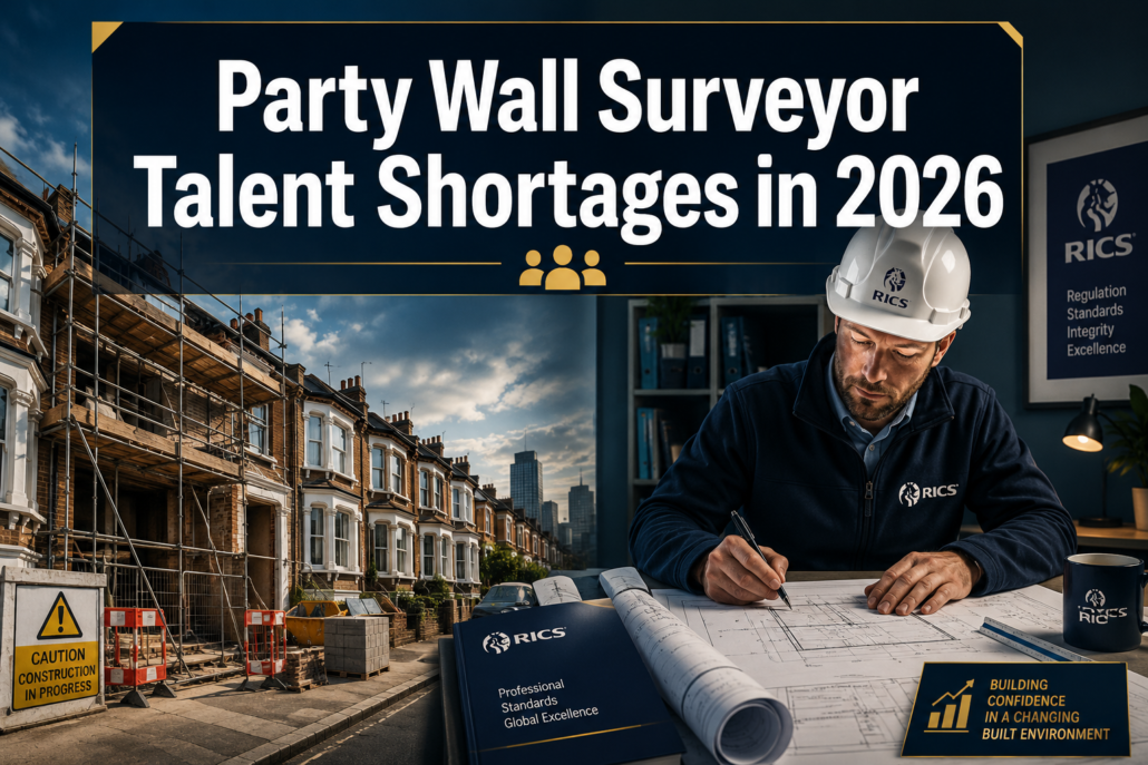 Party Wall Surveyor Talent Shortages in 2026 Recovery: RICS Pathways to Meet Reformed Demand