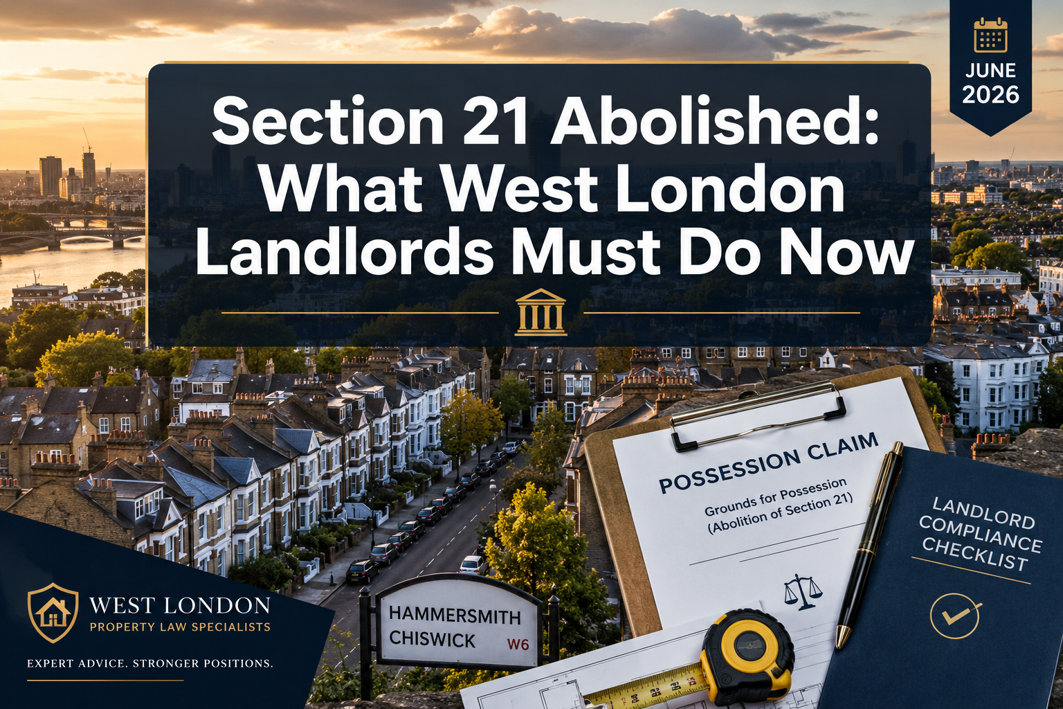 Renters Rights Act June 2026 Compliance: What West London Landlords and Surveyors Must Know Now That Section 21 Is Abolished