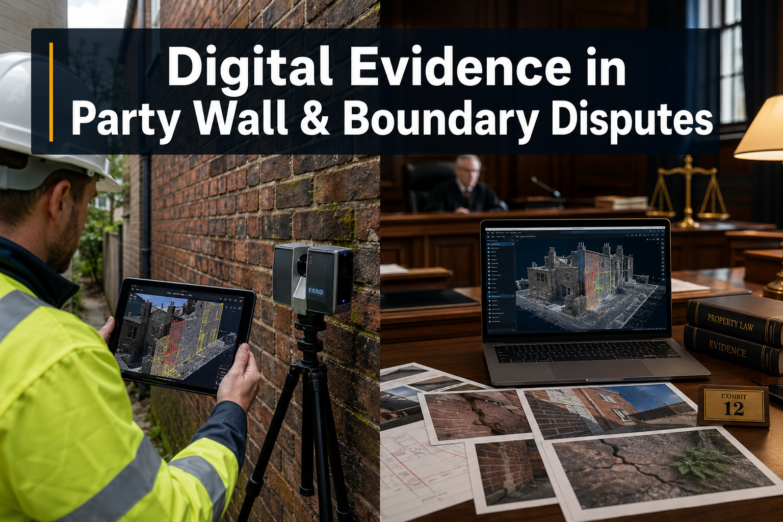 Using Digital Evidence in Party Wall and Boundary Disputes: Photos, Video, and 3D Models that Stand Up in Court