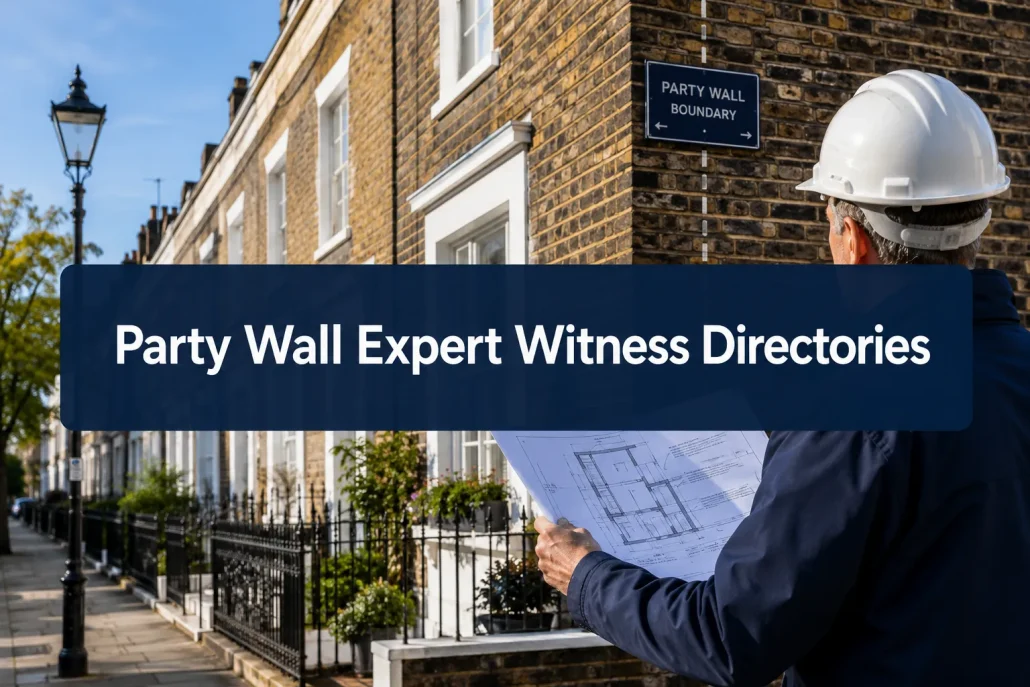 Expert Witness Directories for Party Wall Specialists: Vetting Top UK Surveyors for 2026 Disputes