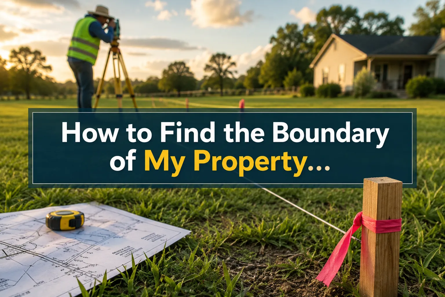 How to Find Your Property Boundary: Plans, Pegs and Precision