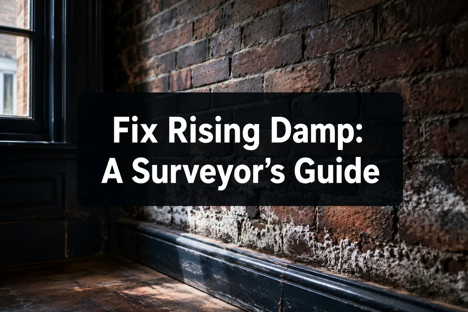 How to Fix Rising Damp: A Surveyor's Honest Guide
