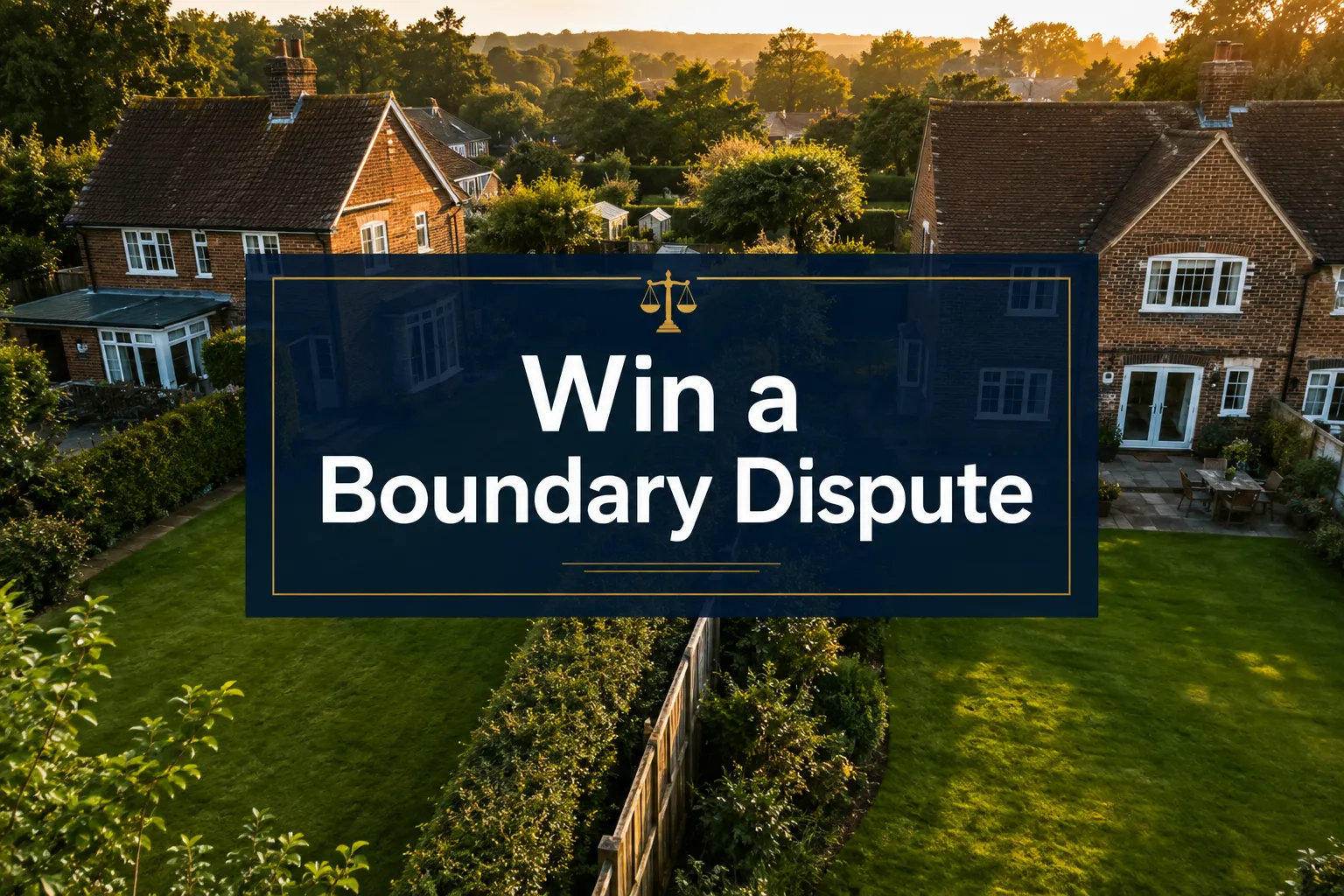 How to Win a Boundary Dispute: The Evidence That Decides Cases