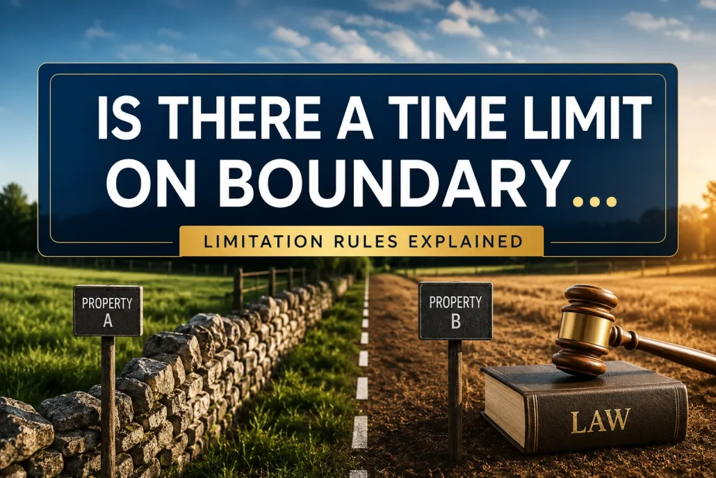 Is There a Time Limit on Boundary Disputes? Limitation Rules Explained