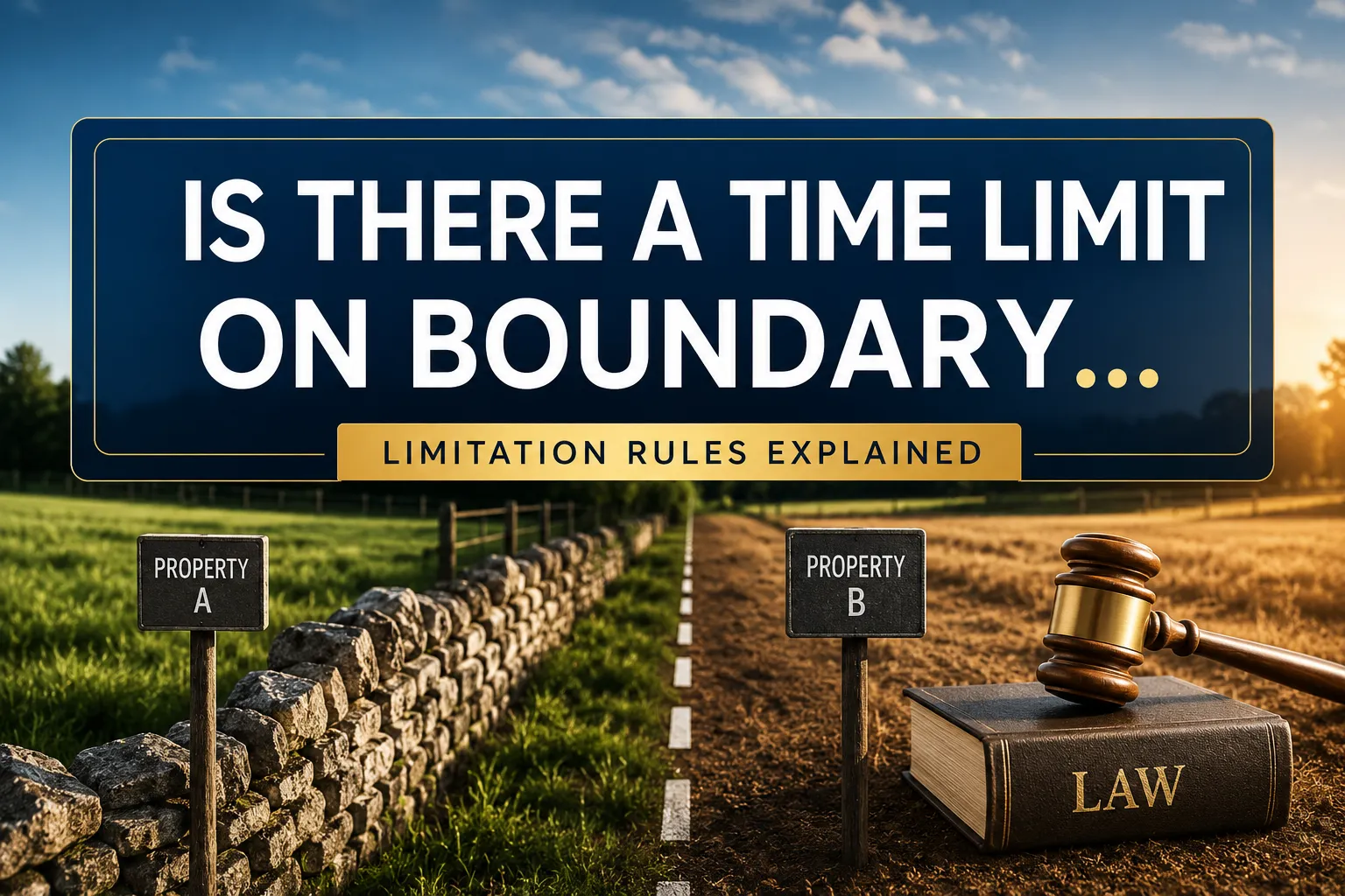 Is There a Time Limit on Boundary Disputes? Limitation Rules Explained