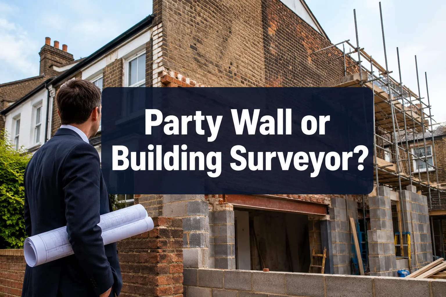 Party Wall Surveyor or Building Surveyor? How to Choose the Right Professional for Your Extension, Basement, or Structural Alteration