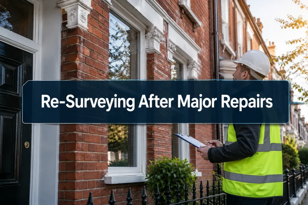 Re‑Surveying After Major Repairs: How Follow‑Up Building Surveys and Valuations Should Treat Newly Remediated Defects
