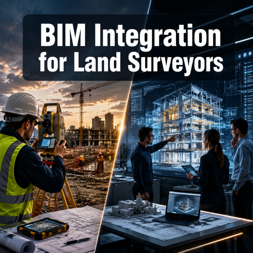 BIM Integration for Land Surveyors: Collaborating with Architects and Engineers for Enhanced Project Efficiency