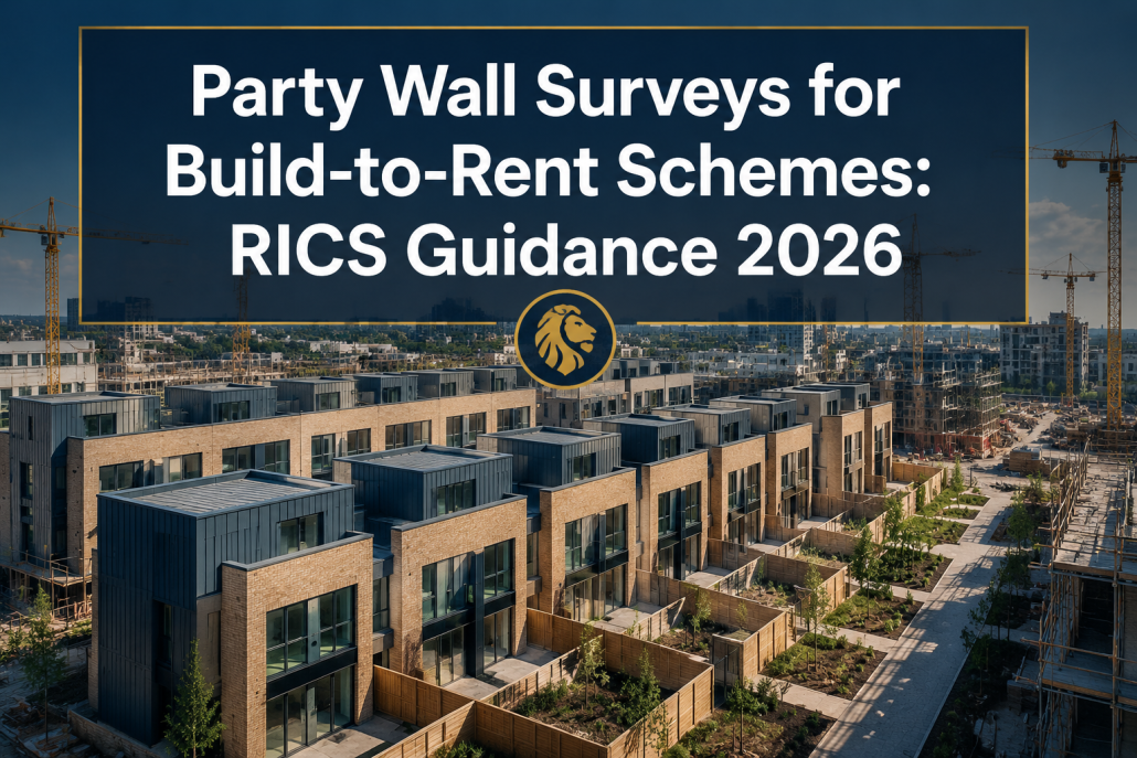 Party Wall Surveys for Build-to-Rent Schemes: RICS Guidance Amid Institutional Expansion in 2026