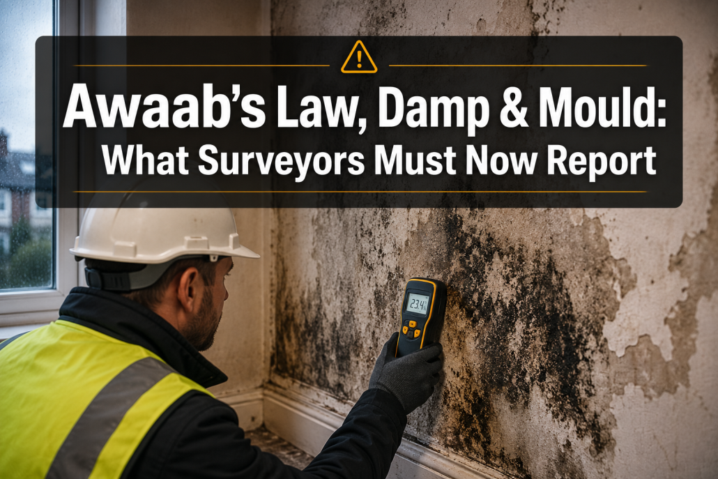 Awaab's Law, Damp and Mould: What Surveyors Must Now Report in Building Surveys and as Expert Witnesses