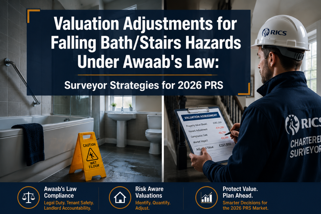 Valuation Adjustments for Falling Bath/Stairs Hazards Under Awaab's Law: Surveyor Strategies for 2026 PRS