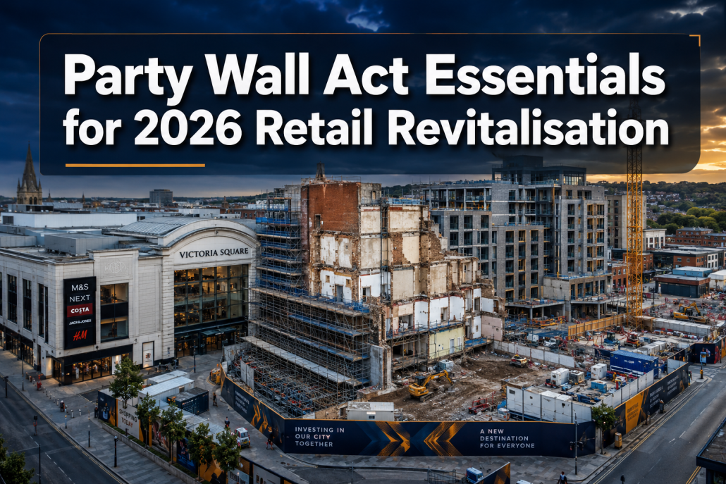 Party Wall Act Essentials for 2026 Retail Revitalisation: Surveys for Shopping Centre Mixed-Use Conversions