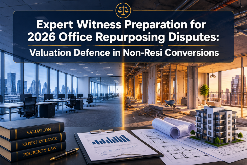 Expert Witness Preparation for 2026 Office Repurposing Disputes: Valuation Defence in Non-Resi Conversions