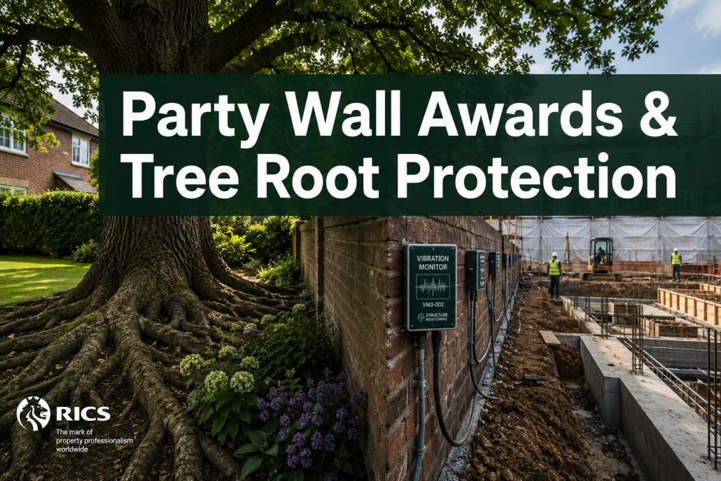 Party Wall Awards for Tree Root Protection in Foundation Works: RICS Vibration Monitoring Protocols