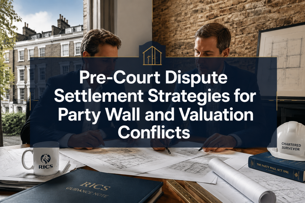 Pre-Court Dispute Settlement Strategies for Party Wall and Valuation Conflicts