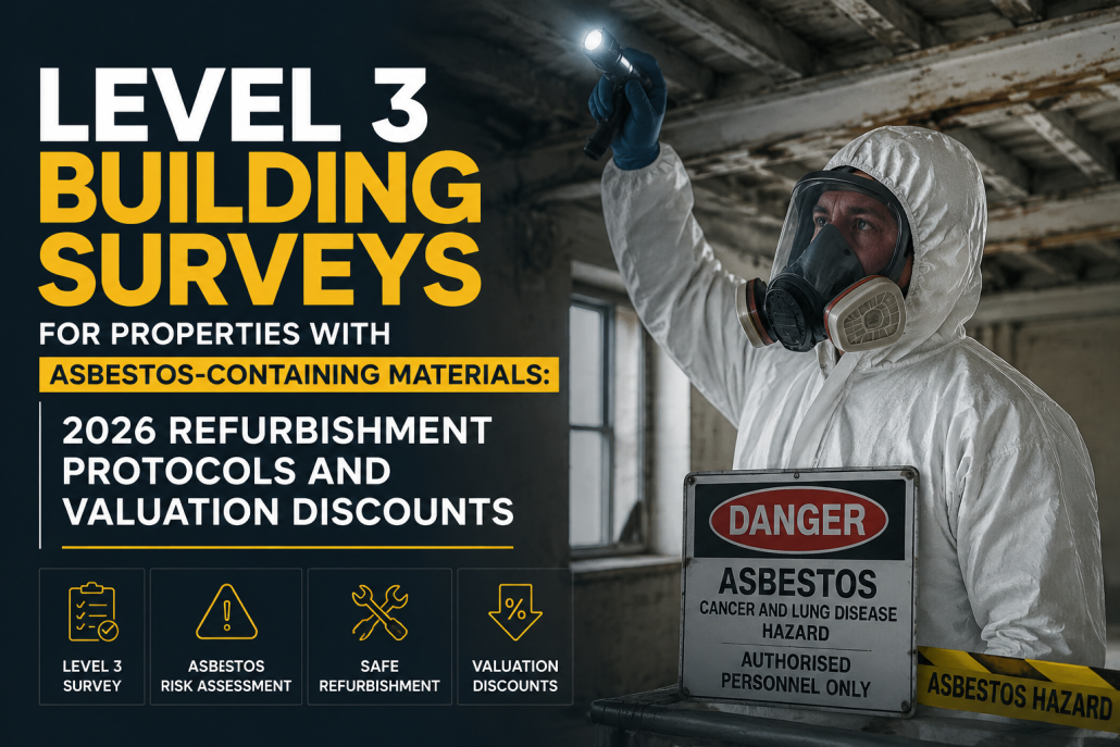 Level 3 Building Surveys for Properties with Asbestos-Containing Materials: 2026 Refurbishment Protocols and Valuation Discounts