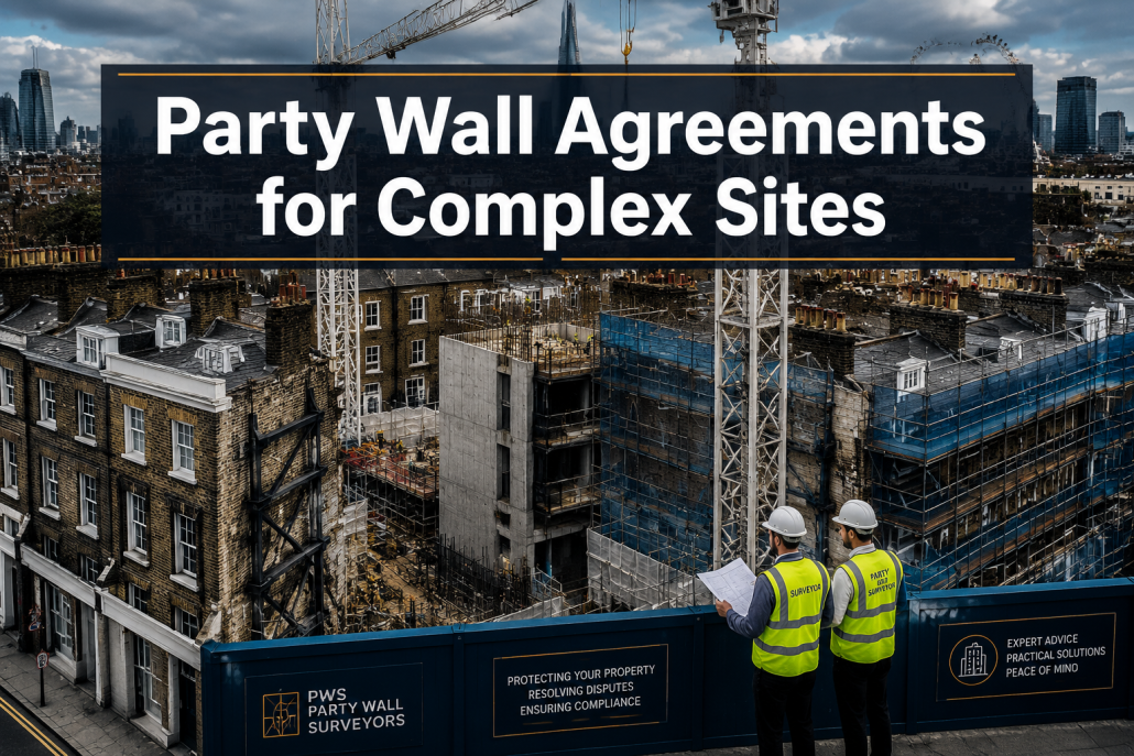 Party Wall Agreements for Complex Sites: Managing Access, Scaffolding, and Crane Oversails
