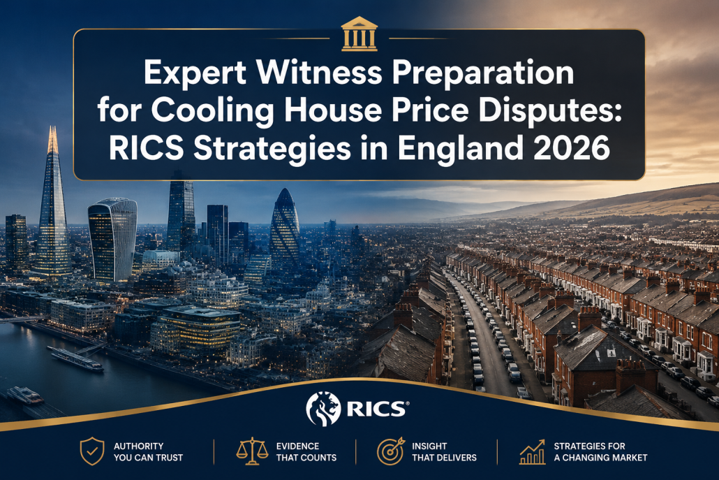 Expert Witness Preparation for Cooling House Price Disputes: RICS Strategies in England's 2026 Regional Contrasts