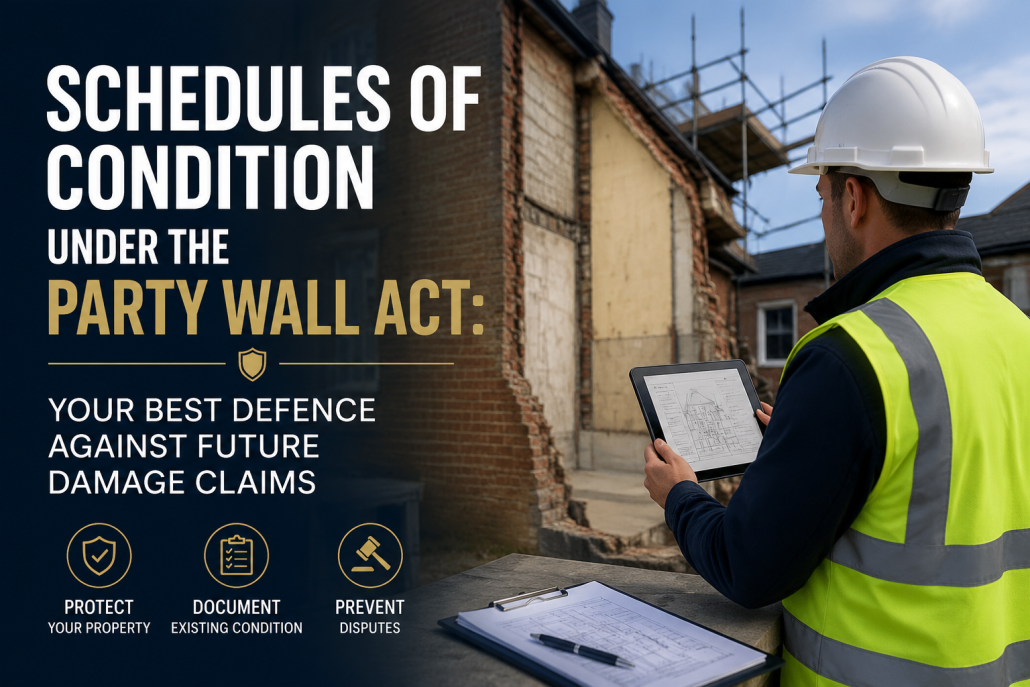 Schedules of Condition Under the Party Wall Act: Your Best Defence Against Future Damage Claims