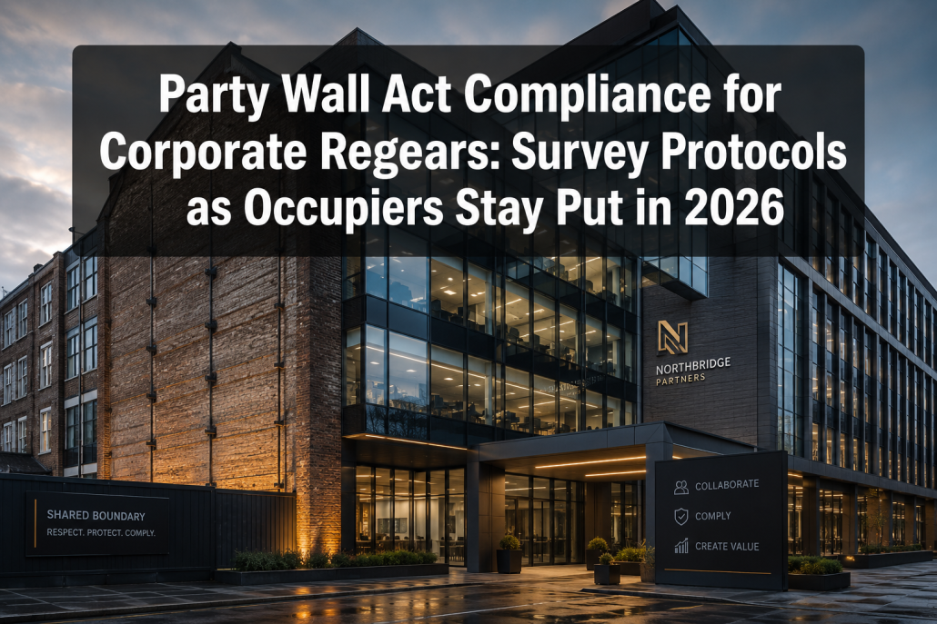 Party Wall Act Compliance for Corporate Regears: Survey Protocols as Occupiers Stay Put in 2026