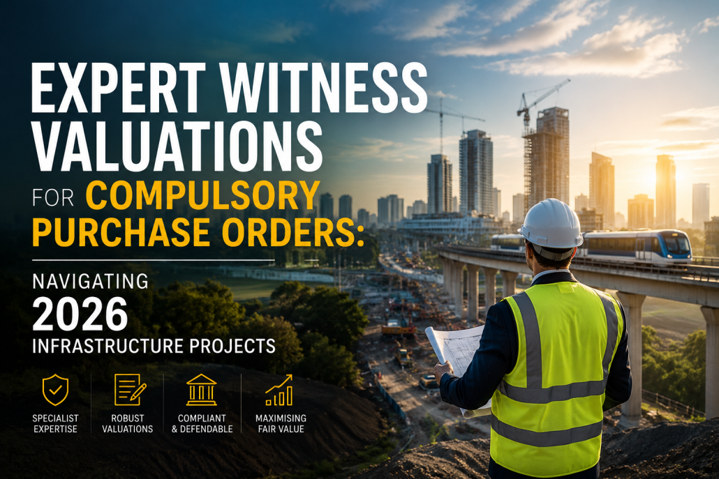 Expert Witness Valuations for Compulsory Purchase Orders: Navigating 2026 Infrastructure Projects
