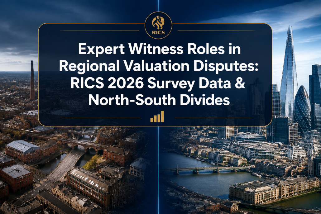 Expert Witness Roles in Regional Valuation Disputes: Leveraging RICS 2026 Survey Data for North-South Divides