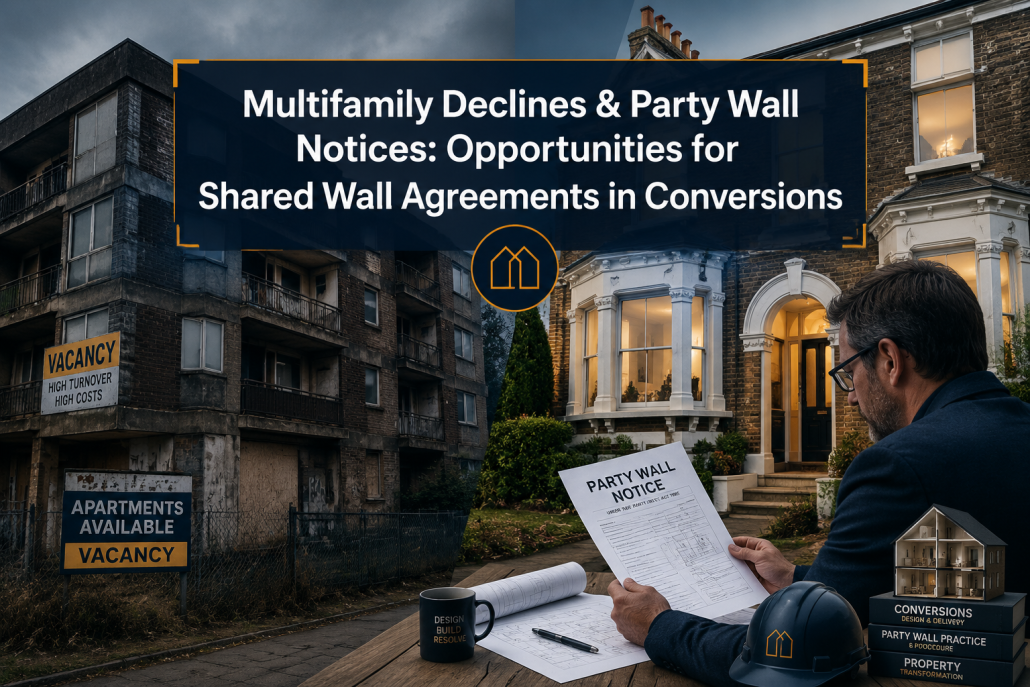 Multifamily Declines and Party Wall Notices: Opportunities for Shared Wall Agreements in Conversions