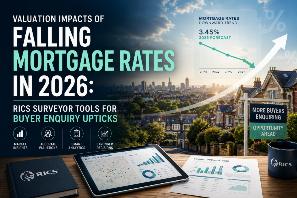 Valuation Impacts of Falling Mortgage Rates in 2026: RICS Surveyor Tools for Buyer Enquiry Upticks