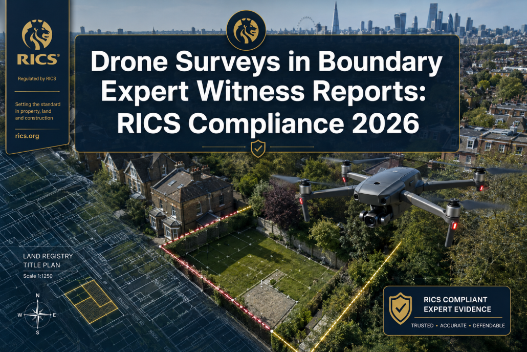 Integrating Drone Surveys in Boundary Expert Witness Reports: RICS Compliance for 2026 Land Registry Challenges