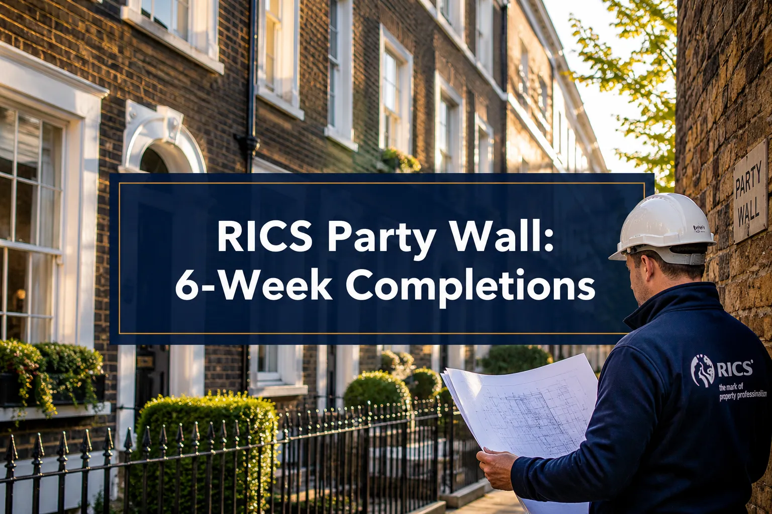 Evergreen RICS Guidance on Shorter Transaction Times: Accelerating Party Wall Agreements for 6-Week Completions