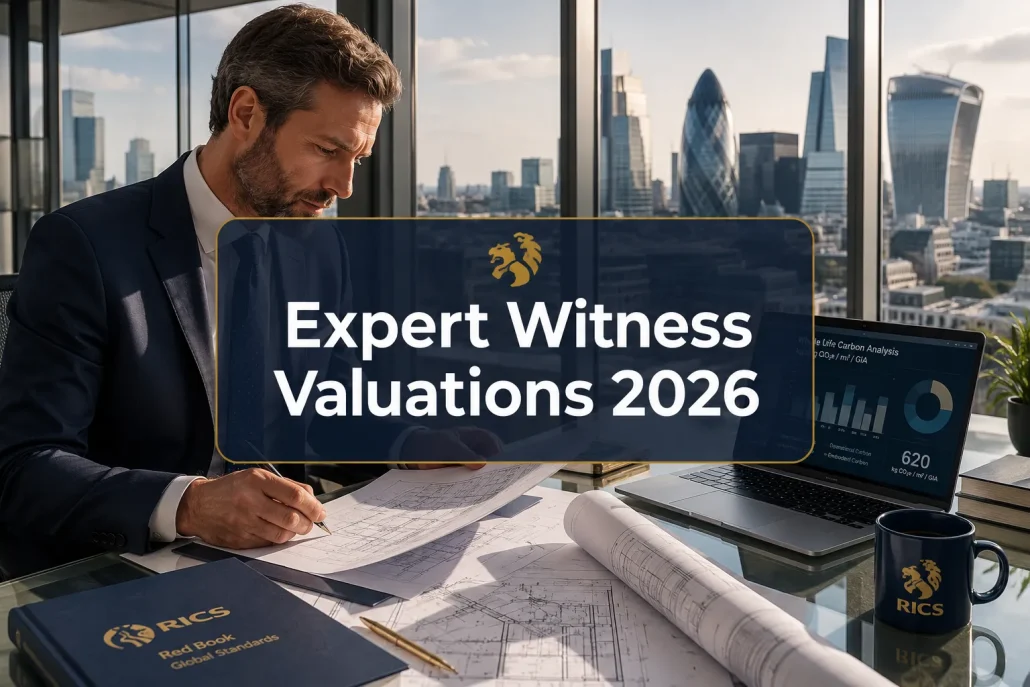 Expert Witness Valuations Under RICS Sustainability Report 2025: Carbon Adjustments in Cautious 2026 Markets