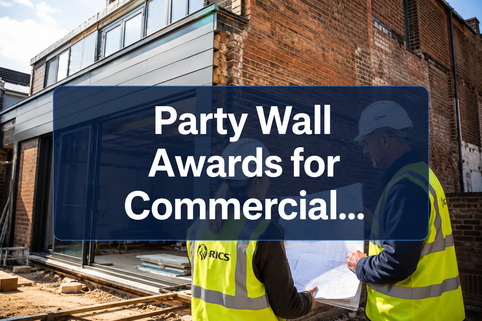 Party Wall Awards for Commercial Extensions: Leasehold Notices, Multi-Owner Agreements, and Surveyor Coordination