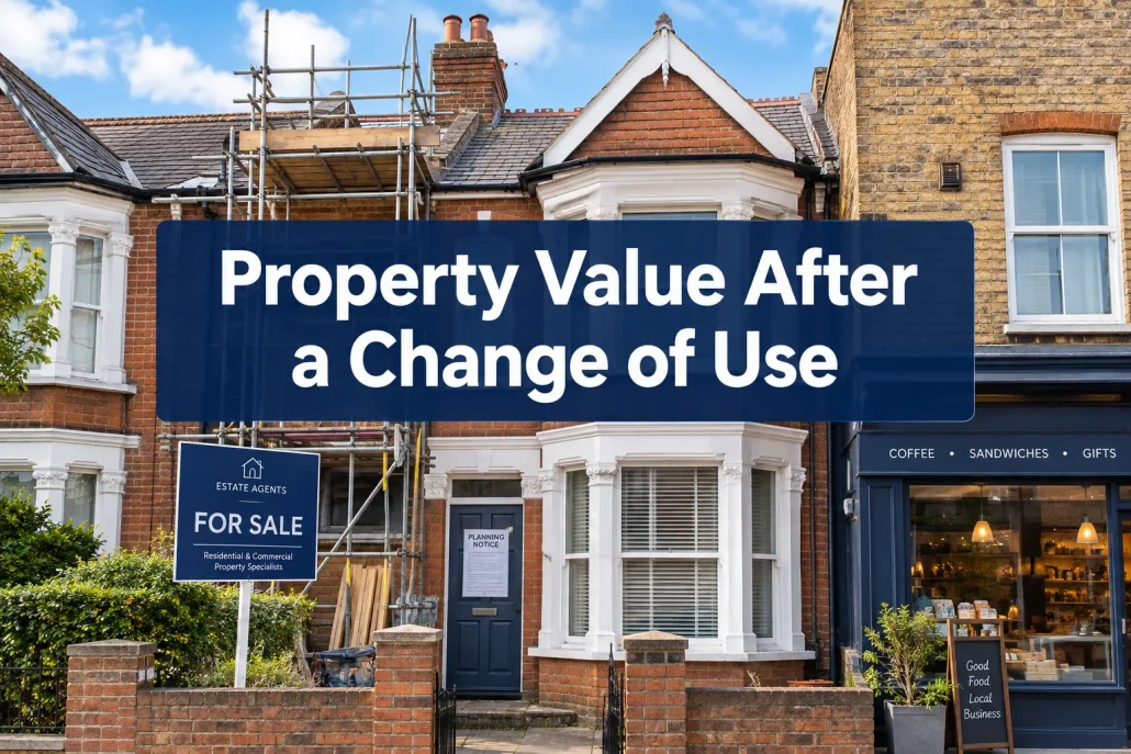 Property Value After a Change of Use: How UK Surveyors Assess Conversion from House to HMO, Office or Shop