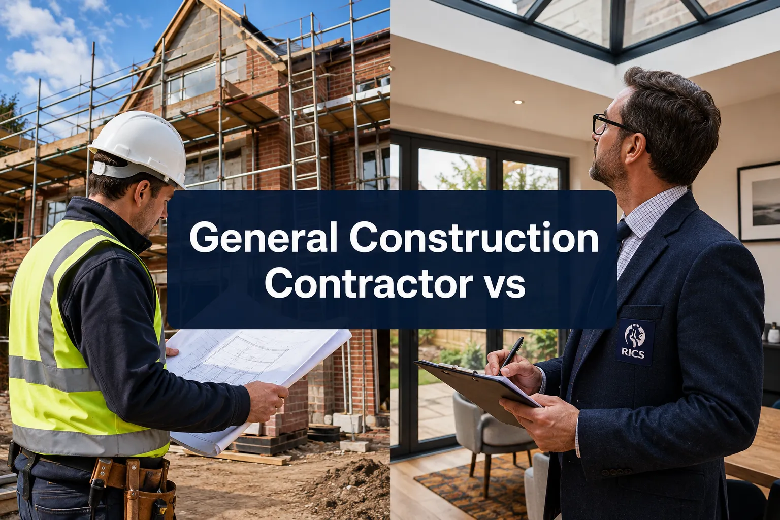 General Construction Contractor vs Chartered Building Surveyor: Who Should Lead Your UK Home Extension Project?