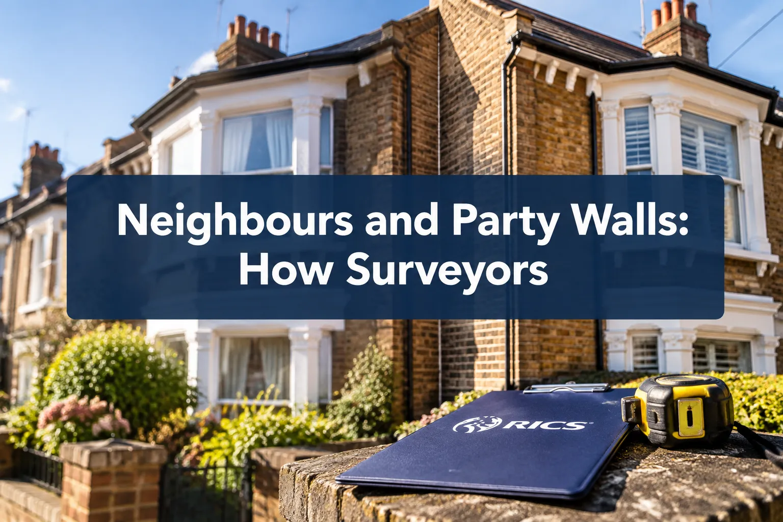 Neighbours and Party Walls: How Surveyors Prevent "Neighbors" Disputes in UK Terraced and Semi-Detached Homes